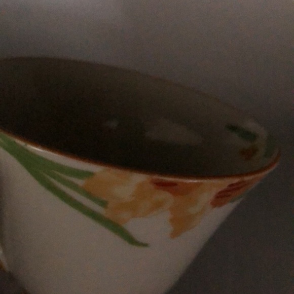 Vintage Royal Doulton Daffodils Art Deco Teacup & Saucer - Picture 7 of 10